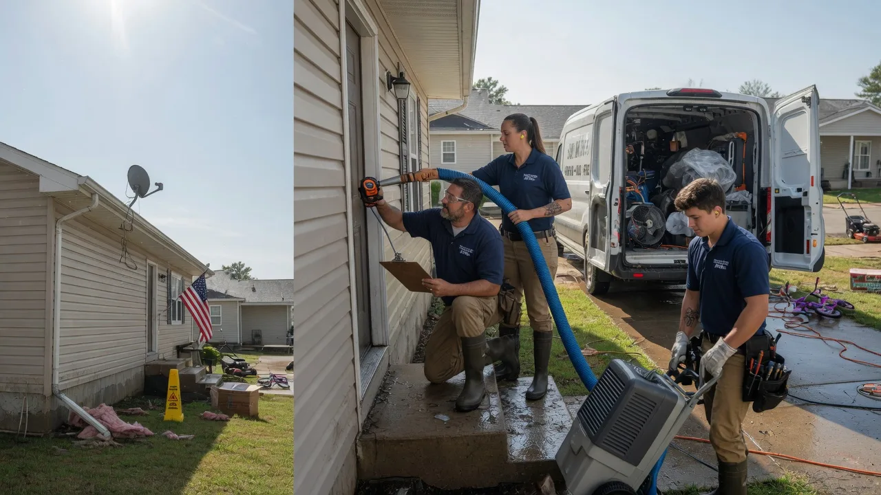Ceiling Water Damage Restoration in Mcalister, NM near me